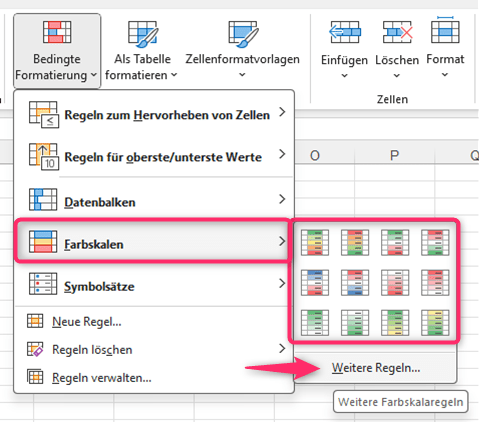 Screenshot_Farbenskala Screenshot Excel Farbenskala