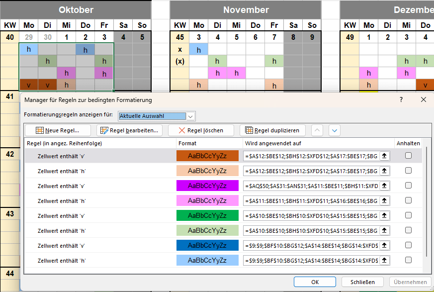 Screenshot_Textinhalt2 Screenshot Excel Hervorhebung nach Textinhalt