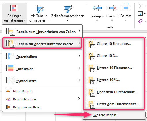Screenshot_Top-Werte Screenshot Excel Top Werte
