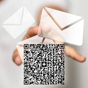 Ciber Crime QR-Code Sicherheits-Warnung zu Cyber Crime QR-Code